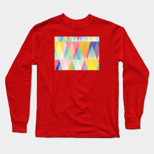 Happy Geometry Long Sleeve T-Shirt